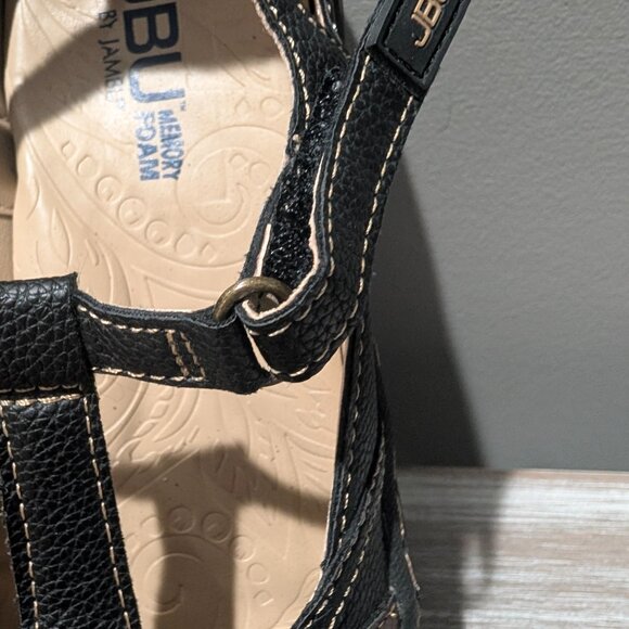 JBU Jambu Dottie T-Strap Mary Jane Shoes Black Brown Caged Cutout Comfort 9M - Picture 4 of 12